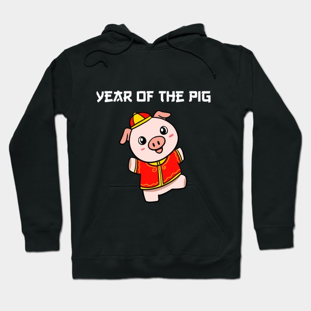 Pig Zodiac Hoodie by WildSloths